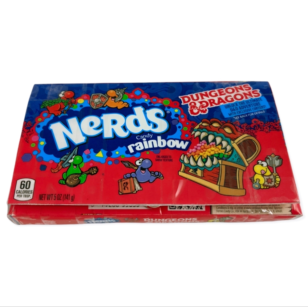Dungeon and Dragons Rainbow Nerds Candy Box Wallet, Upcycled Women's Wallet